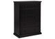 460595BLK Sumerlin 6-drawer Bedroom Chest of Drawers Black