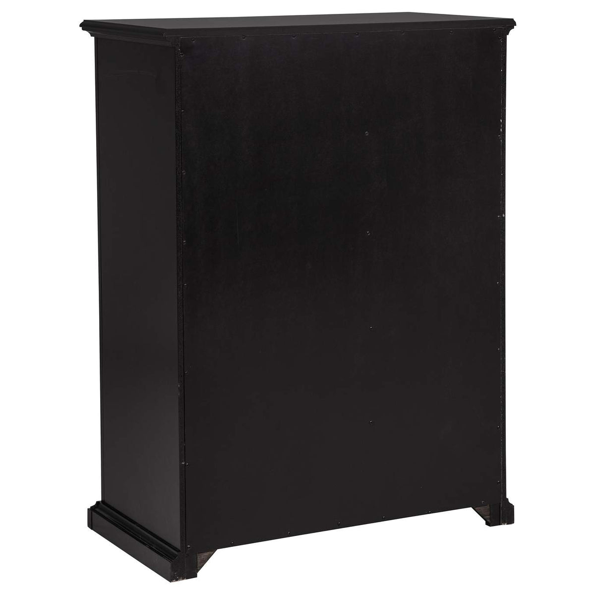 460595BLK Sumerlin 6-drawer Bedroom Chest of Drawers Black