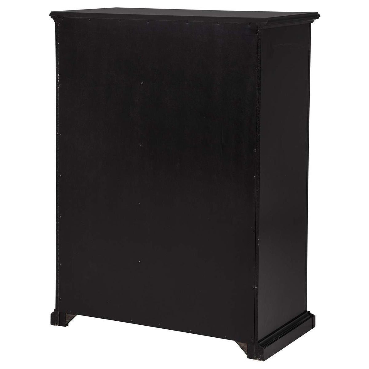 460595BLK Sumerlin 6-drawer Bedroom Chest of Drawers Black