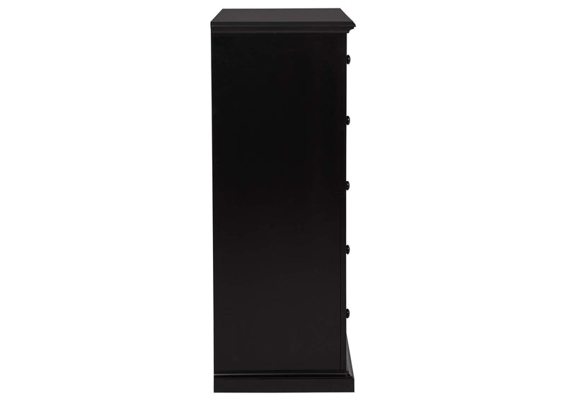 460595BLK Sumerlin 6-drawer Bedroom Chest of Drawers Black