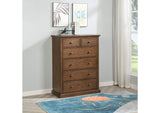 460595WAL Sumerlin 6-drawer Bedroom Chest of Drawers Medium Brown