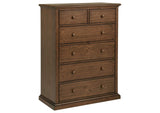 460595WAL Sumerlin 6-drawer Bedroom Chest of Drawers Medium Brown