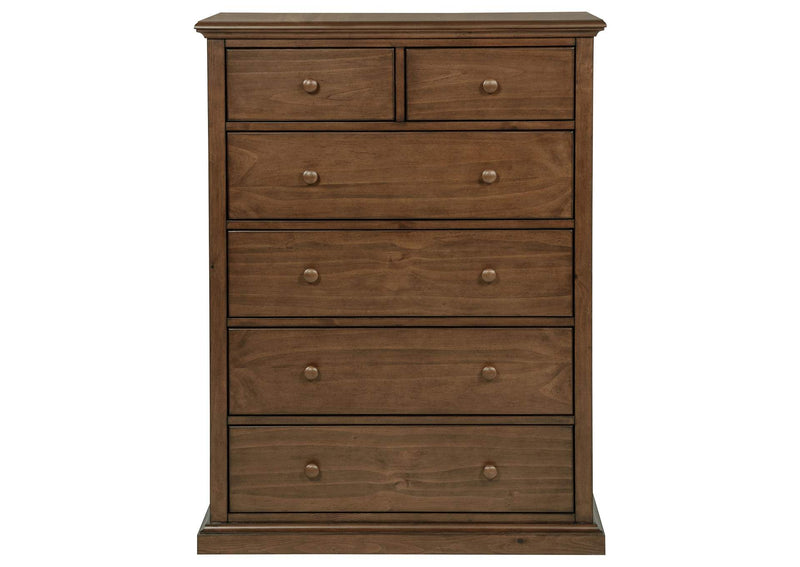 460595WAL Sumerlin 6-drawer Bedroom Chest of Drawers Medium Brown