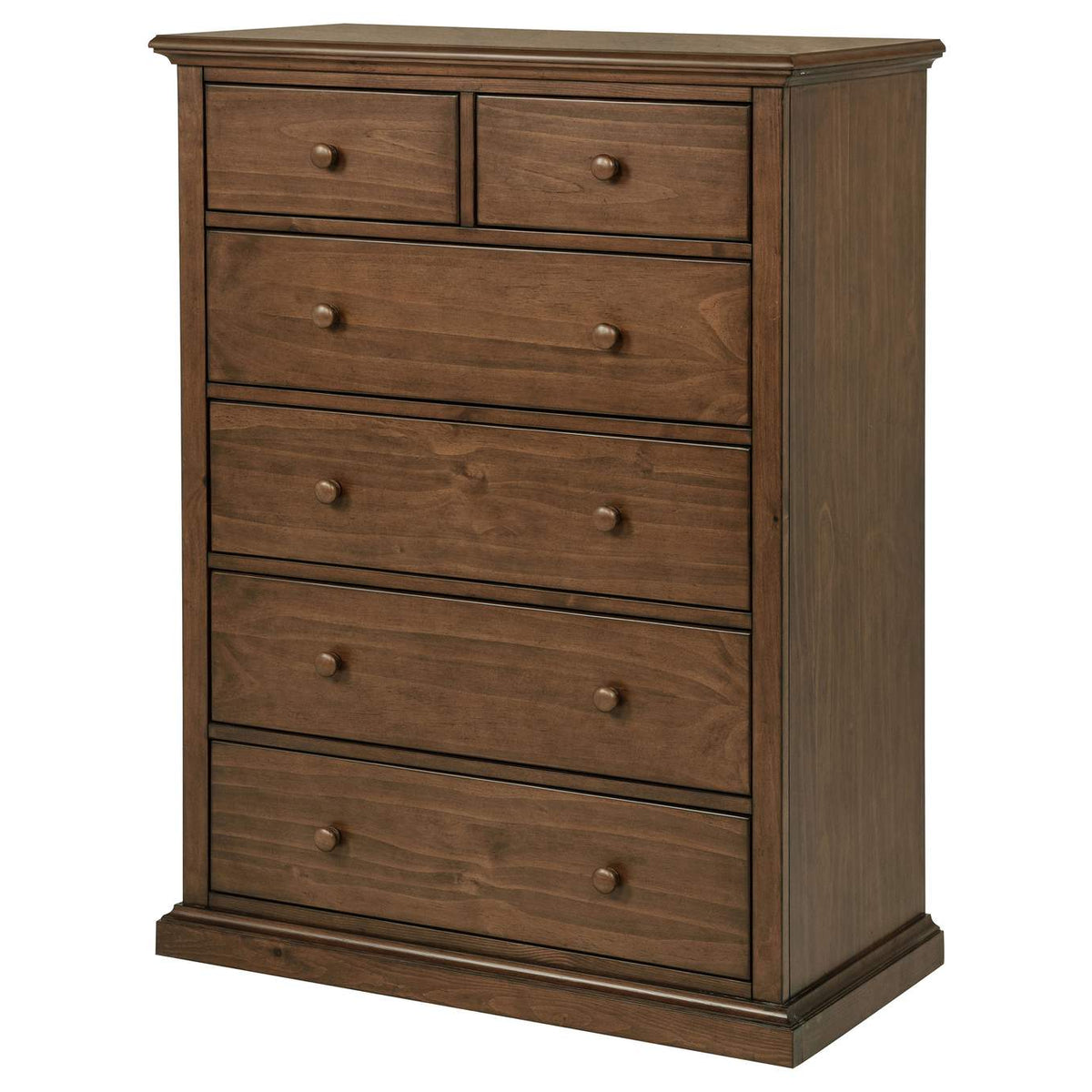 460595WAL Sumerlin 6-drawer Bedroom Chest of Drawers Medium Brown