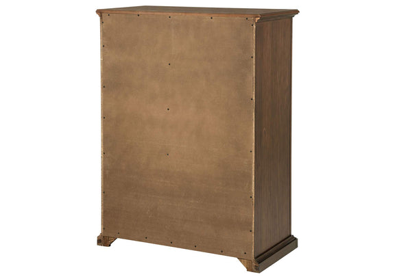460595WAL Sumerlin 6-drawer Bedroom Chest of Drawers Medium Brown