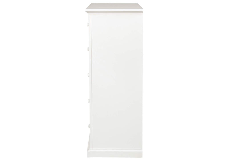 460595WHT Sumerlin 6-drawer Bedroom Chest of Drawers White