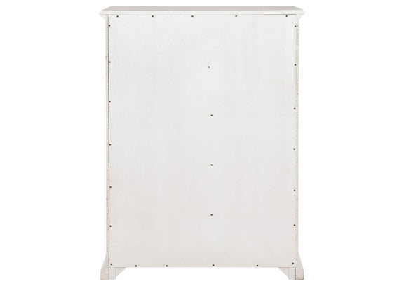 460595WHT Sumerlin 6-drawer Bedroom Chest of Drawers White