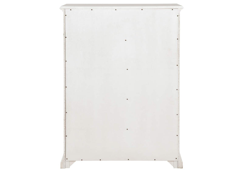 460595WHT Sumerlin 6-drawer Bedroom Chest of Drawers White