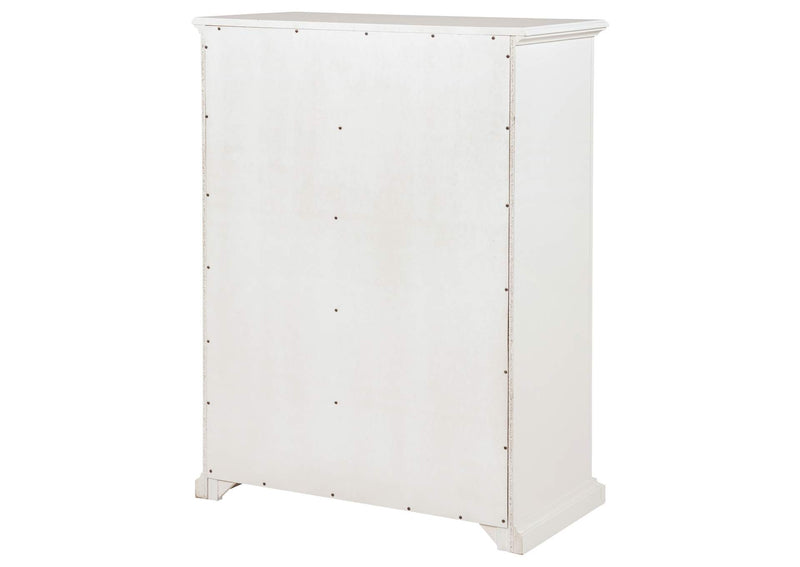 460595WHT Sumerlin 6-drawer Bedroom Chest of Drawers White