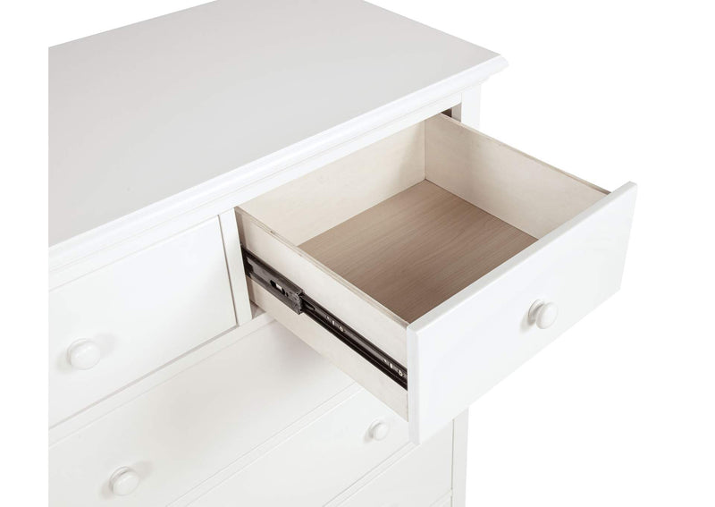 460595WHT Sumerlin 6-drawer Bedroom Chest of Drawers White