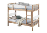 461171 Dakota Wood Twin Over Twin Bunk Bed Natural