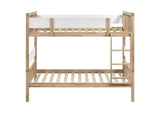 461171 Dakota Wood Twin Over Twin Bunk Bed Natural
