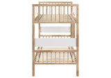 461171 Dakota Wood Twin Over Twin Bunk Bed Natural