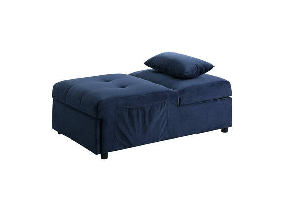 4615-F1 Garrell Lift Top Storage Bench with Pull-out Bed
