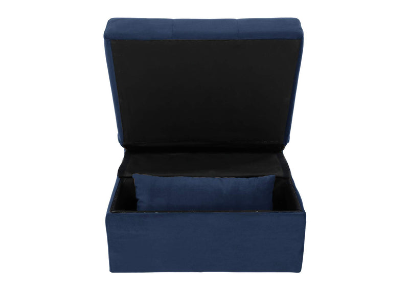 4615-F1 Garrell Lift Top Storage Bench with Pull-out Bed