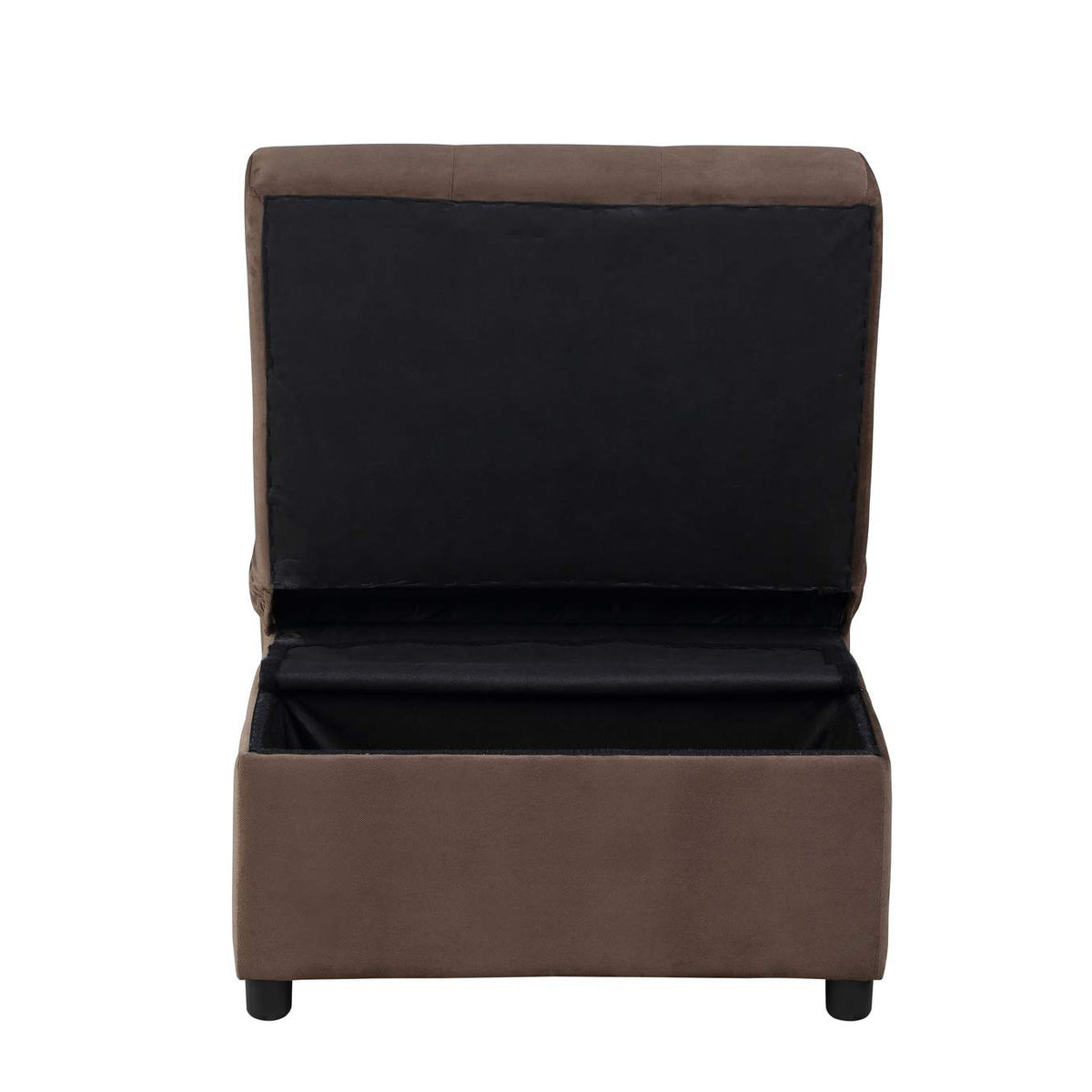 4615-F2 Garrell Lift Top Storage Bench with Pull-out Bed