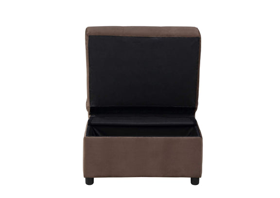 4615-F2 Garrell Lift Top Storage Bench with Pull-out Bed