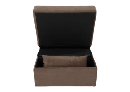 4615-F2 Garrell Lift Top Storage Bench with Pull-out Bed