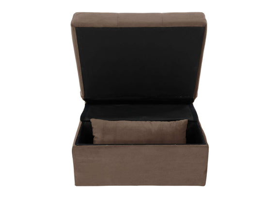 4615-F2 Garrell Lift Top Storage Bench with Pull-out Bed