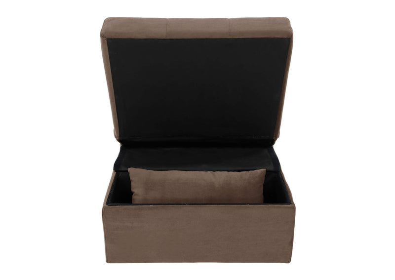4615-F2 Garrell Lift Top Storage Bench with Pull-out Bed