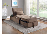 4615-F2 Garrell Lift Top Storage Bench with Pull-out Bed