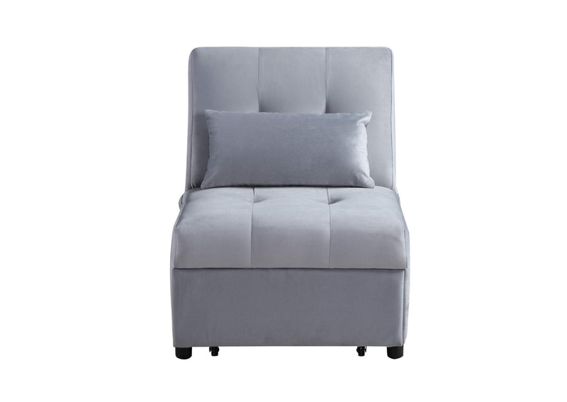 4615-F3 Garrell Lift Top Storage Bench with Pull-out Bed