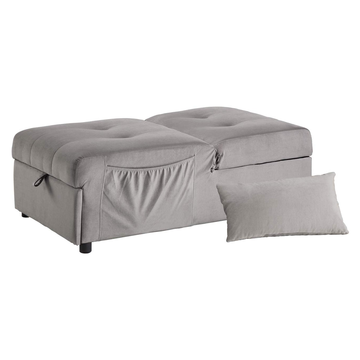 4615-F4 Garrell Lift Top Storage Bench with Pull-out Bed
