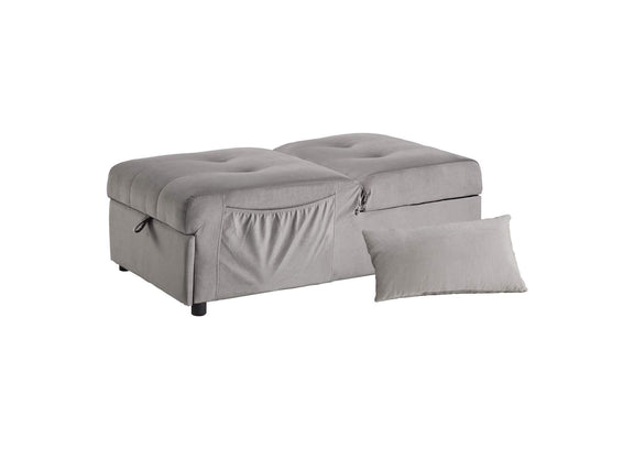 4615-F4 Garrell Lift Top Storage Bench with Pull-out Bed