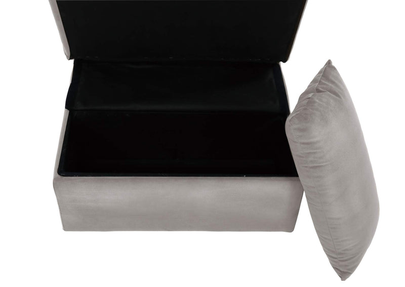 4615-F4 Garrell Lift Top Storage Bench with Pull-out Bed