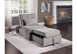 4615-F4 Garrell Lift Top Storage Bench with Pull-out Bed