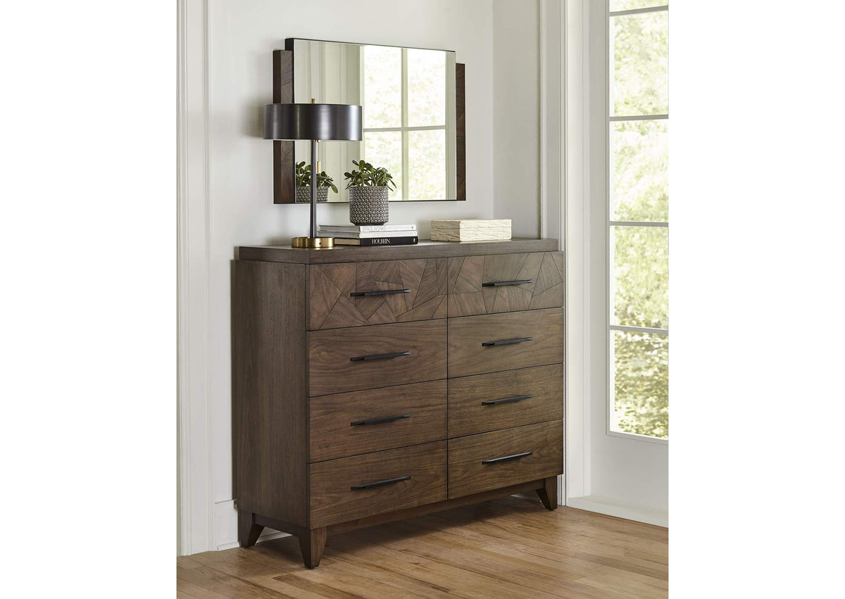 EQY682BA Broderick Eight - Drawer Chesser In Wild Oats Brown (2024)