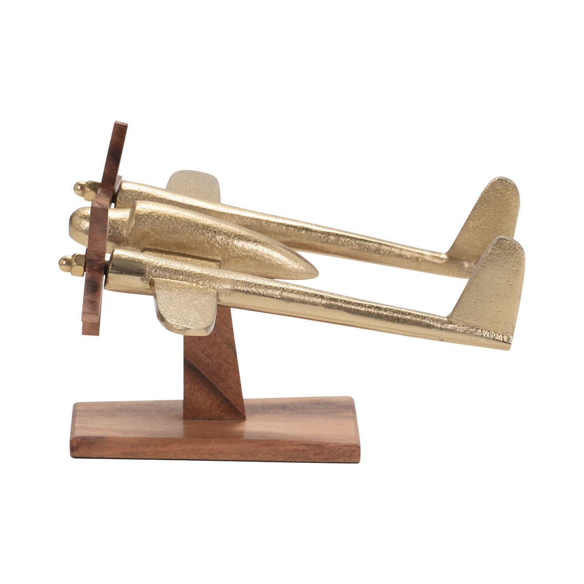 5" Praha Airplane - Gold