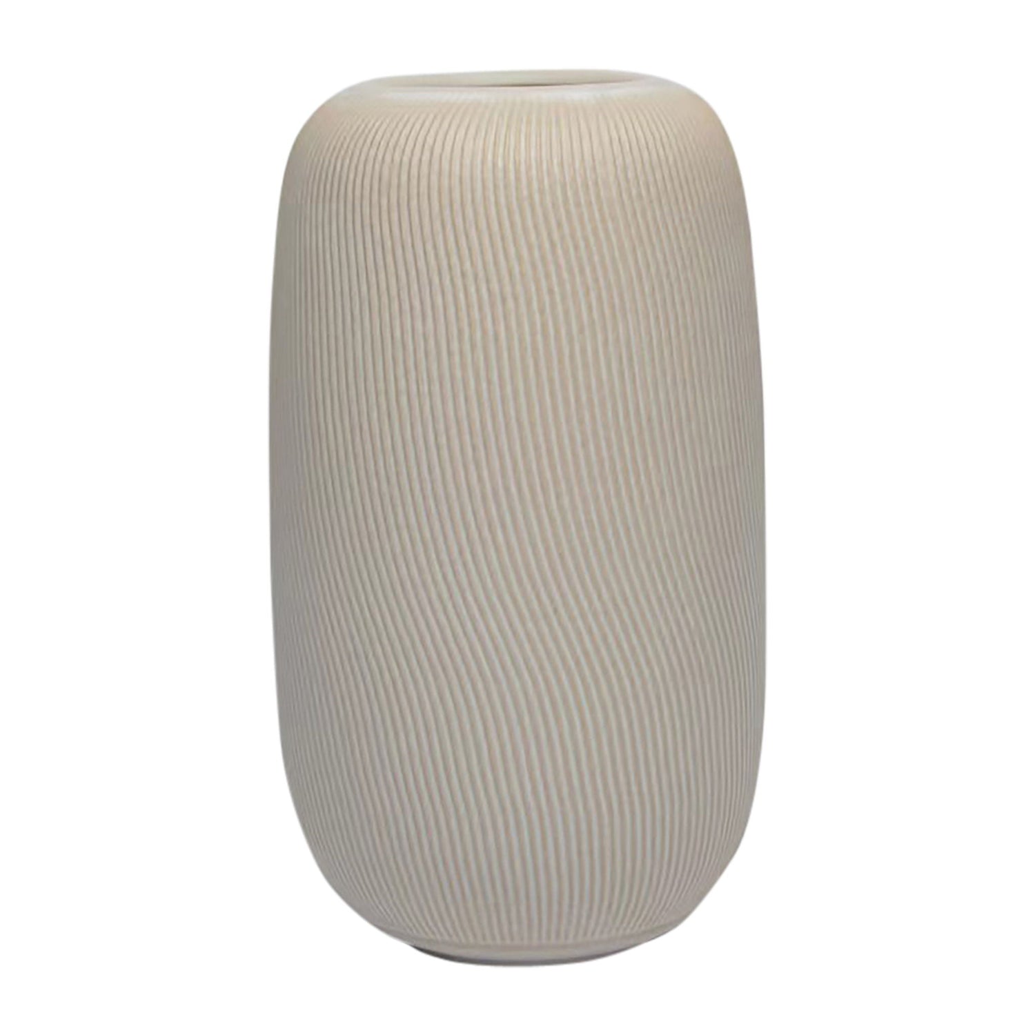 12" Kitami Large Vase - Ivory