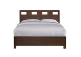 RV26D5 Riva Wood Storage Bed In Chocolate Brown