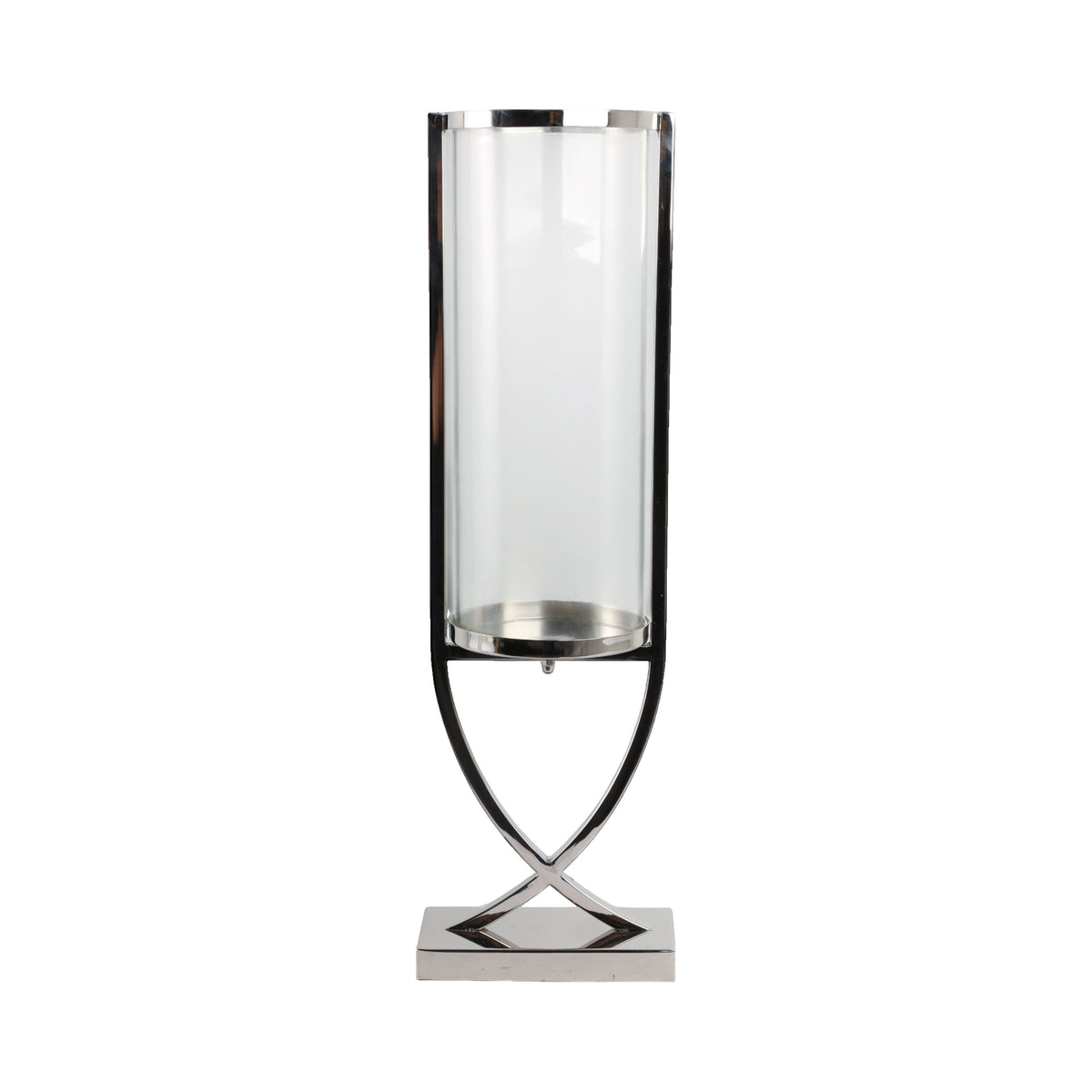 Tomah Medium Candle Holder - Silver