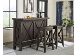 7YC963 Yosemite Solid Wood Bar Table In Cafe
