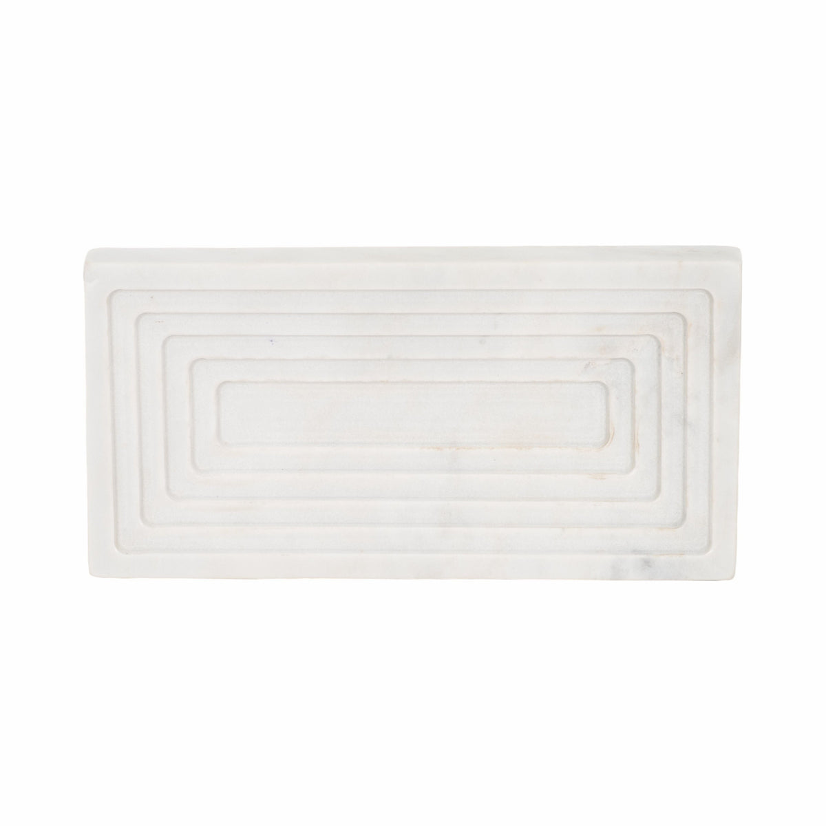 Haci Marble Tray 10" - White
