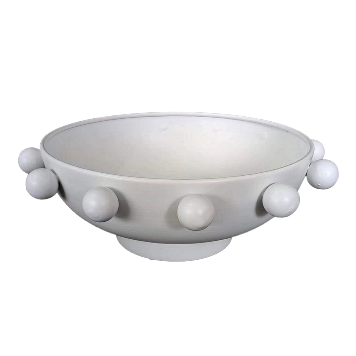 11" Hobnail Bowl - White