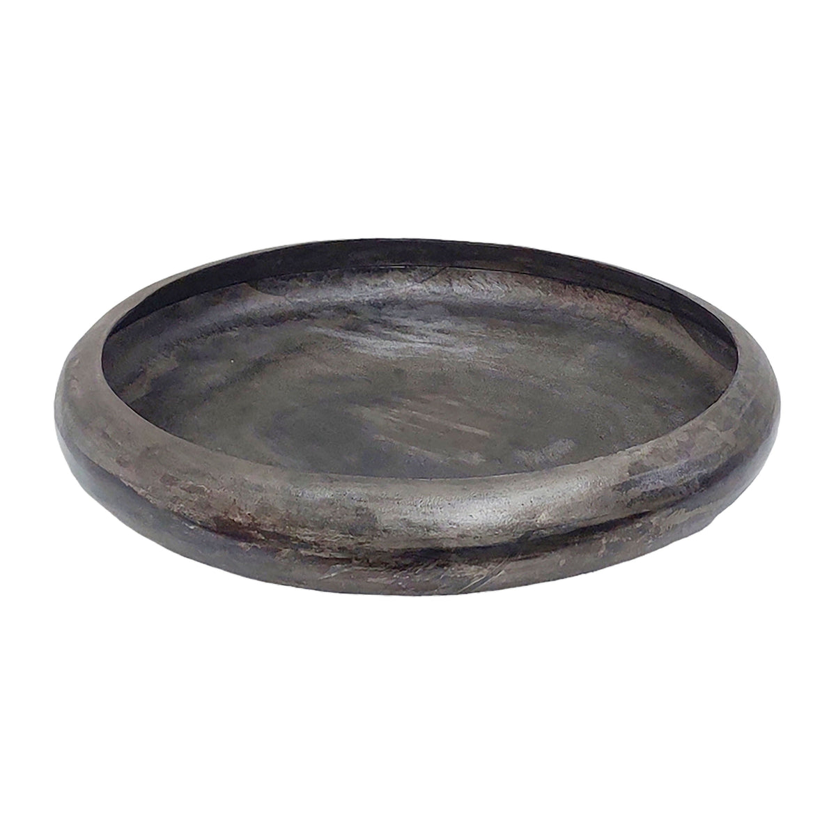 25" Maine Large Acid Wash Metal Bowl - Bronze / Copper