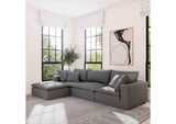 REN-L0091 Cali Slate Performance Fabric Ottoman