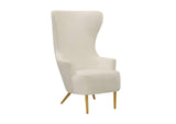 TOV-A2044-C Julia Cream Wingback Chair