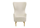 TOV-A2044-C Julia Cream Wingback Chair