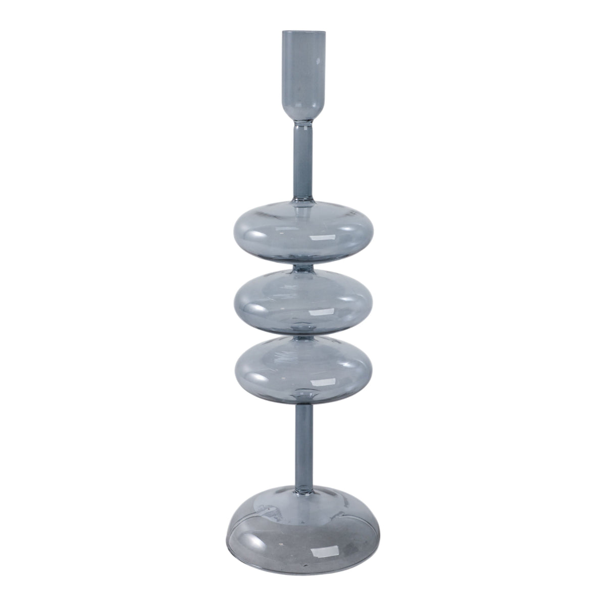 13"x4" Retro Bubble Taper Holder - Blue