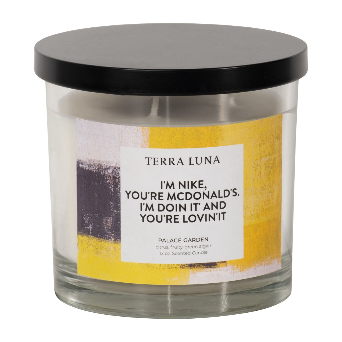 4" 12 Oz Doin It And Lovin It Lidded Candle - Multi