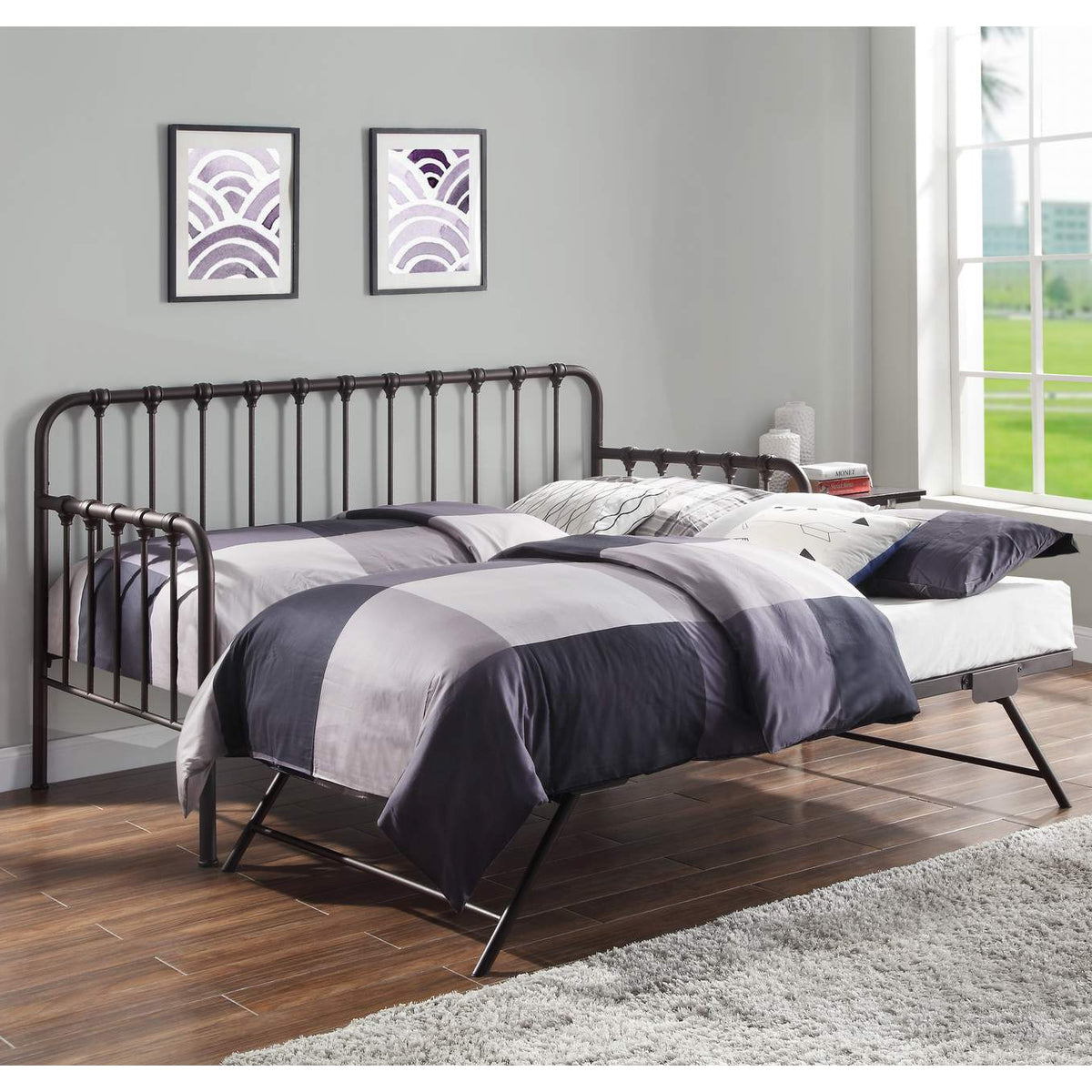 4983DZ-NT Constance Daybed with Lift-up Trundle