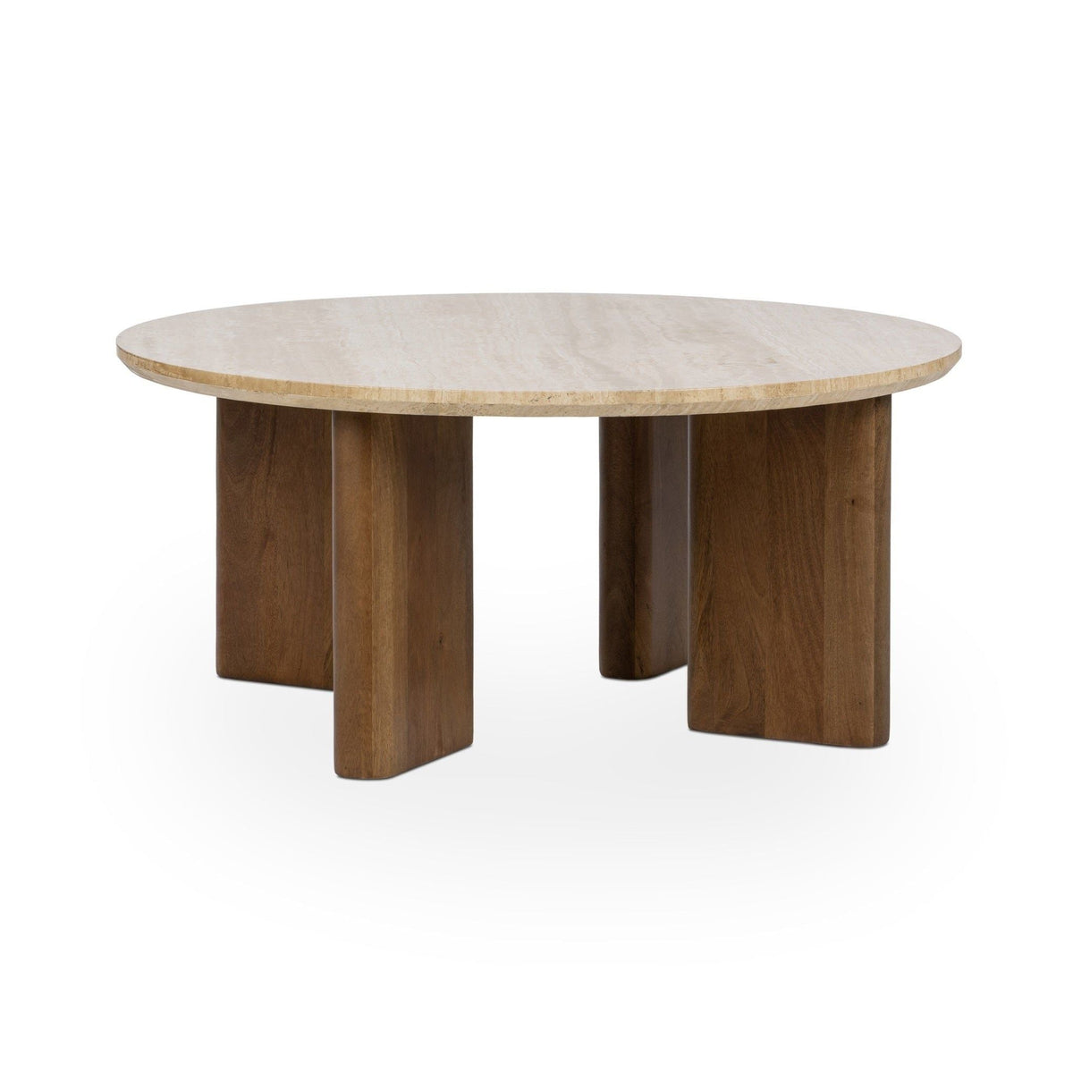 Idella - Travertine Round Table