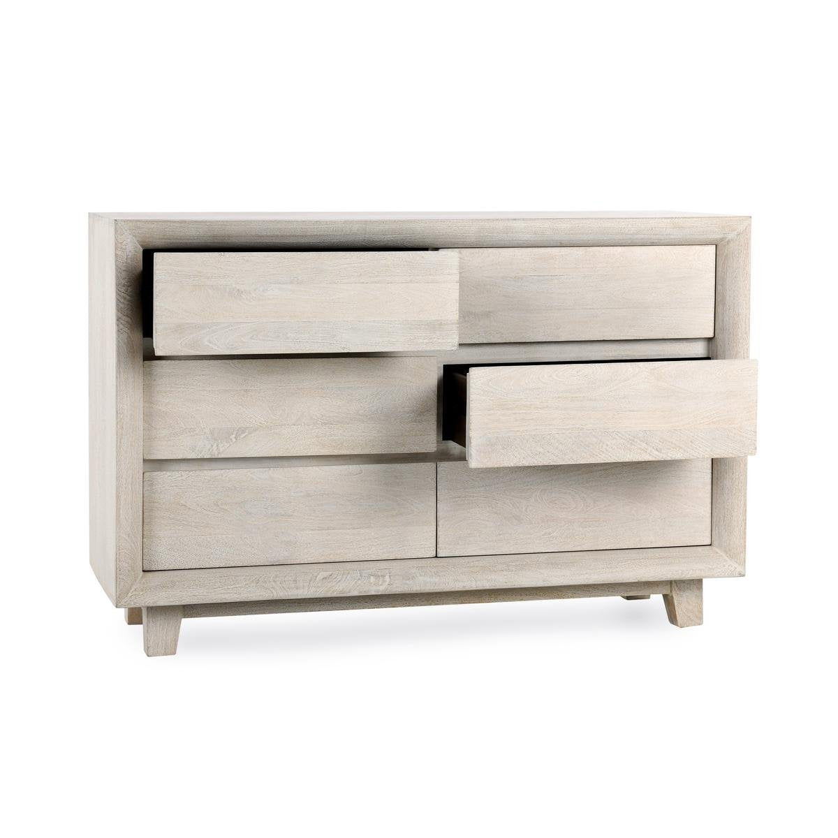 Reece - 6 Drawer Dresser - Seashell White