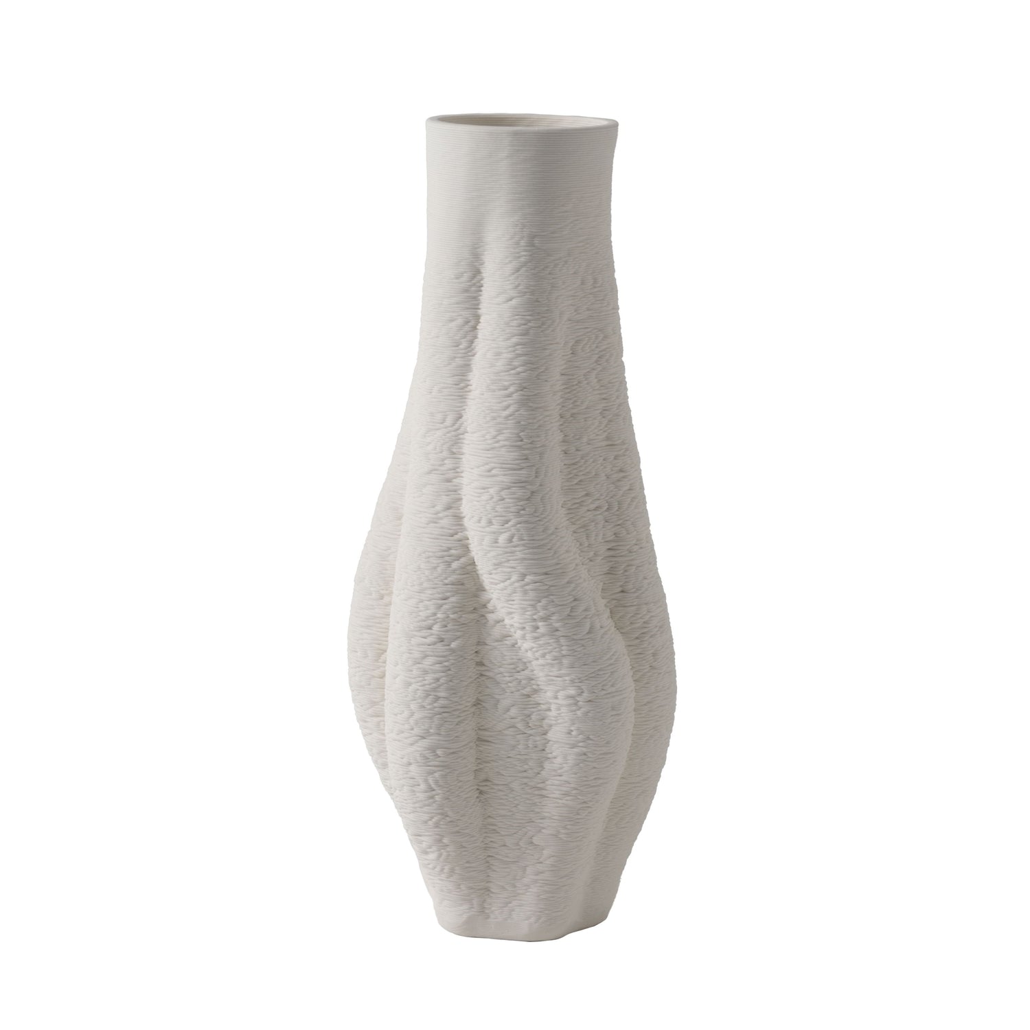 Equilibrium Small 3D Printed Vase - Ivory