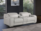 1116 - 3-Piece Modular Power Reclining Console Loveseat In With 2 Power Recliners & Power Headrests