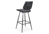 9LE868V Vinson Modern Swivel Bar Stool In Cobalt (Set of 2)